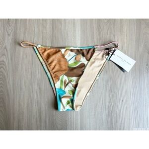 NEW FAITHFULL THE BRAND Marseille Bikini Bottoms in Catalina Floral
